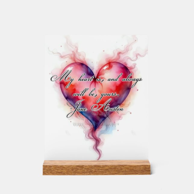 Austin-Herz Acrylschild (Vorderseite)