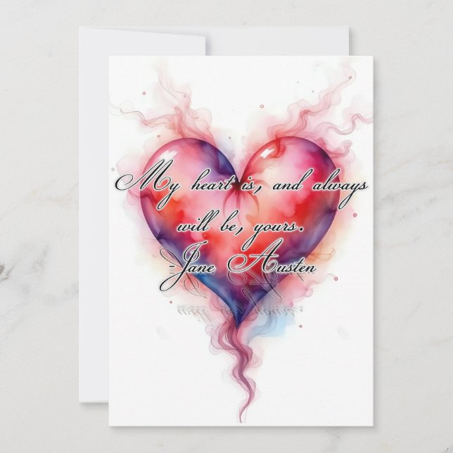 Austin-Herz Feiertagskarte (Vorderseite)