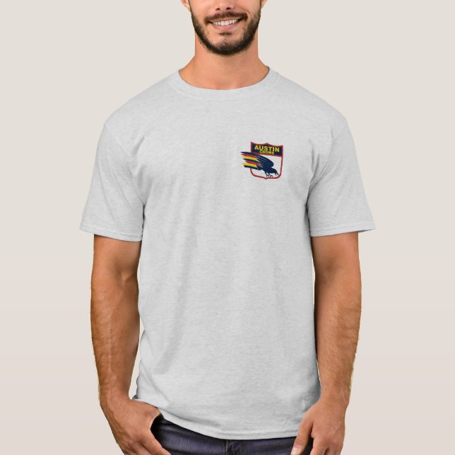 Austin-Krähen - Australier-Regeln US Footy T-Shirt (Vorderseite)