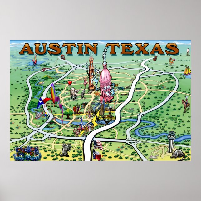 Austin Large Poster (Vorne)