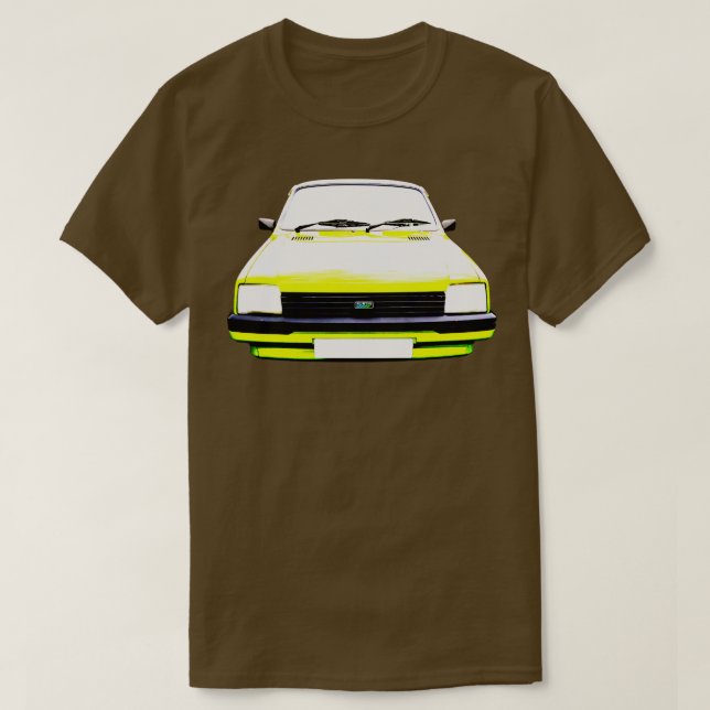 Austin Metro 1980er Klassiker mit hohem Kontrast T-Shirt (Design vorne)