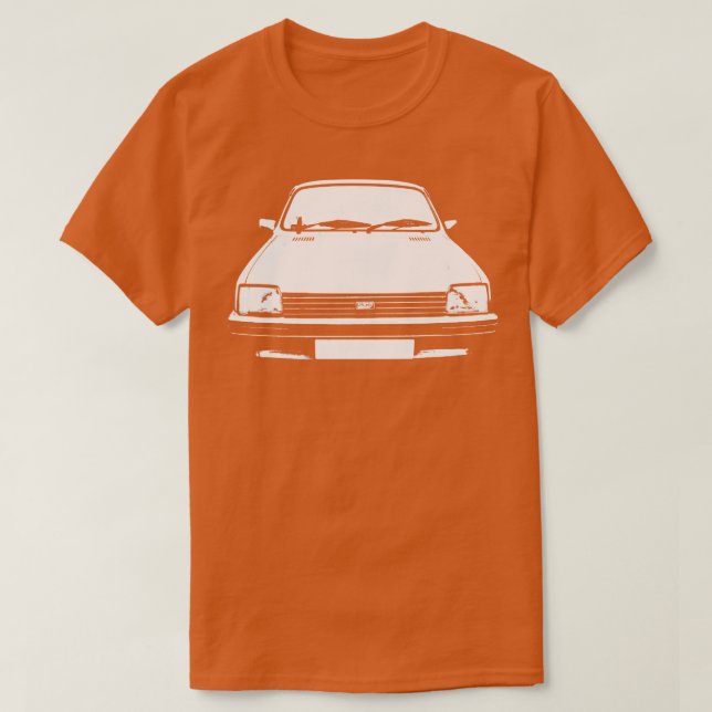Austin Metro 1980er klassischer Monoblock weiß T-Shirt (Design vorne)