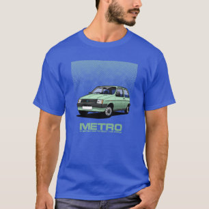 Austin Metro Single Illustration Mint Green T-Shirt