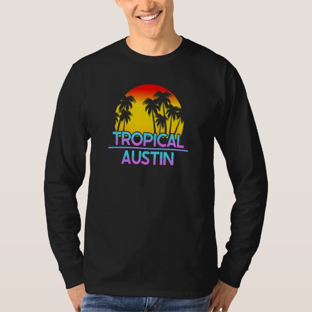 Austin Minnesota Funny Ironic Weather T-Shirt (Vorderseite)