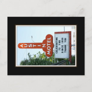 Austin Motel - Postkarte