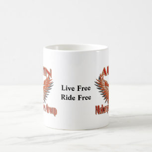 Austin-Motorrad-Reiter-Gruppen-Tasse Tasse