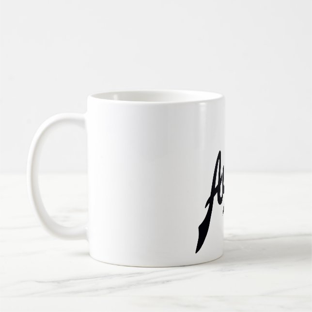 Austin Oldtimer-Auto-Emblem Kaffeetasse (Links)