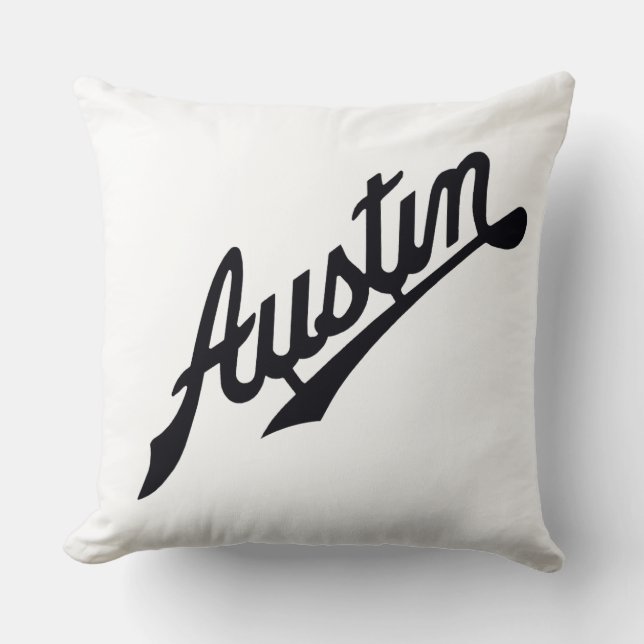 Austin Oldtimer-Auto-Emblem Kissen (Vorderseite)