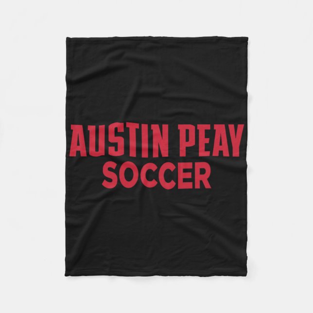 Austin Peay State University Fußball Governors App Fleecedecke (Vorderseite)
