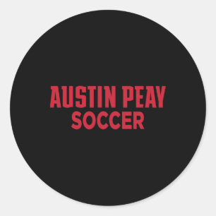 Austin Peay State University Fußball Governors Bek Runder Aufkleber