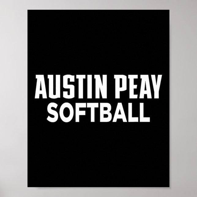 Austin Peay State University Softll Governors Appa Poster (Vorne)