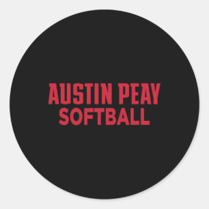 Austin Peay State University Softll Governors Appa Runder Aufkleber