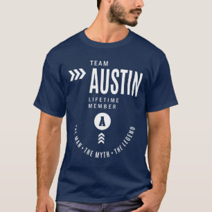 Austin Personalisiert Name Birthday Gift T-Shirt