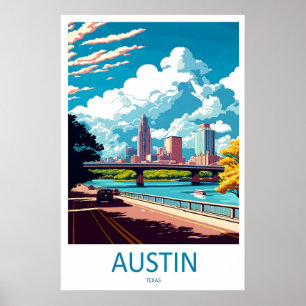 Austin Poster Park Nationaler Ski-Reise Vintage