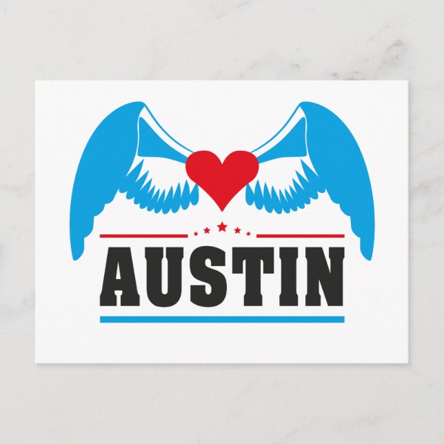 Austin Postkarte (Vorderseite)