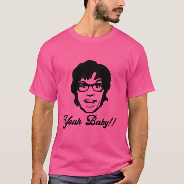 Austin Powers Yeah Ba Junge Familie T-Shirt (Vorderseite)