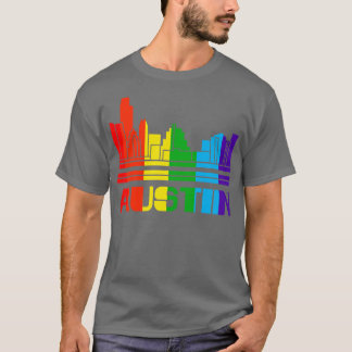 Austin Pride Austin LGBT-Geschenk LGBTQ Support-T- T-Shirt
