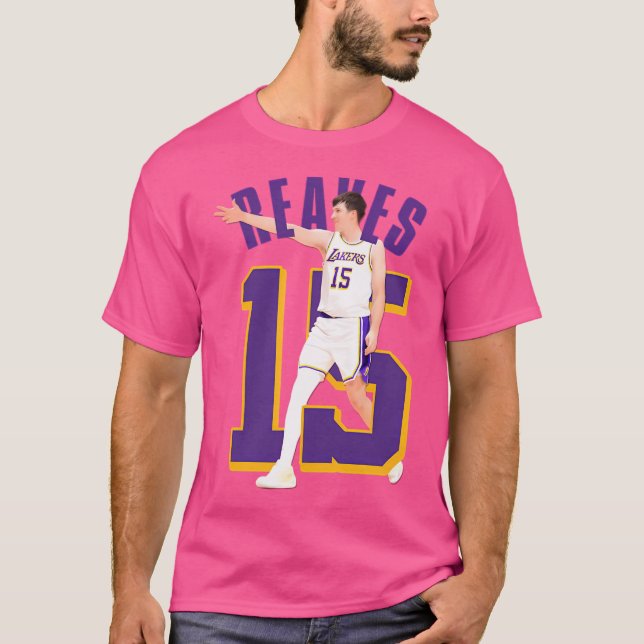 Austin Reaves 15 Celebrate Three T-Shirt (Vorderseite)