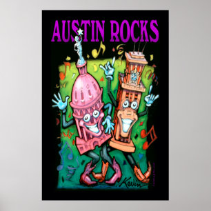 Austin Rocks Poster