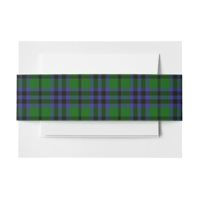 Austin Scottish Tartan Belly Band (Vorderseite Beispiel)