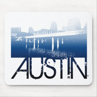 Austin-Skyline-Entwurf Mousepad
