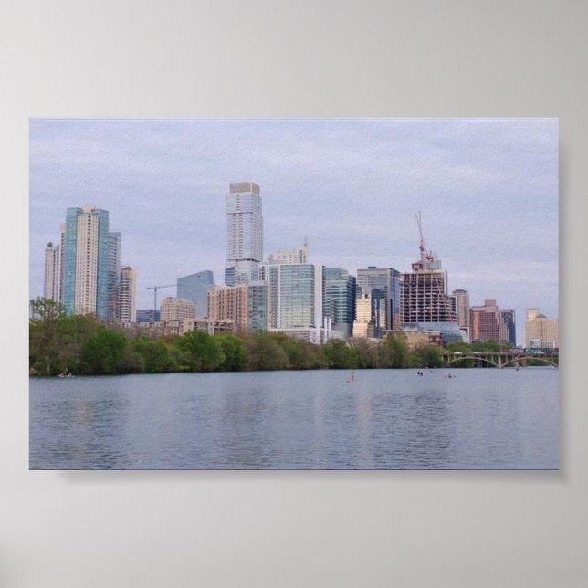 Austin Skyline Poster (Vorne)
