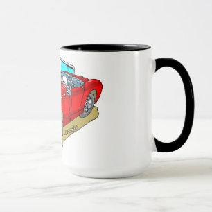 Austin Sprite „Frogeye“ Cartoon Tasse