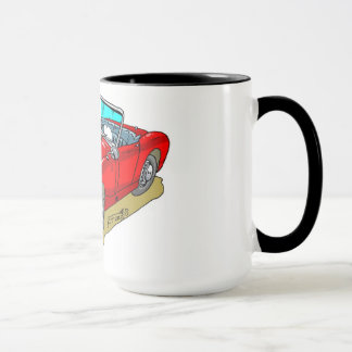 Austin Sprite „Frogeye“ Cartoon Tasse