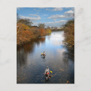 Austin Texas - Barton Creek Canoes Landschaft Postkarte
