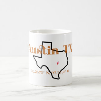 Austin Texas Burnt Orange Tasse