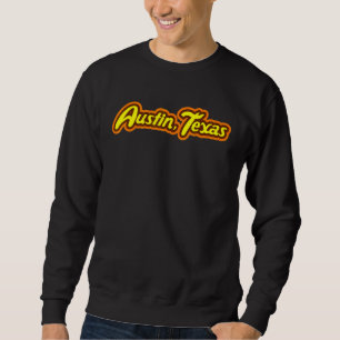 Austin Texas Candy Art Retro fühlen Sie sich Vinta Sweatshirt
