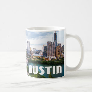 Austin, Texas City Skyline Foto Kaffeetasse