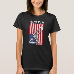 Austin Texas Formel-Rennstrecke Open-Wheel-Auto T-Shirt
