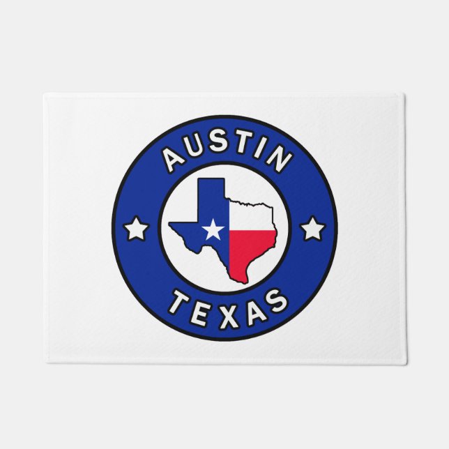 Austin Texas Fußmatte (Vorderseite)