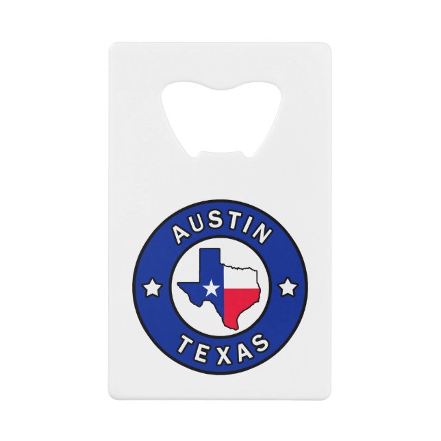 Austin Texas Geldbeutel Flaschenöffner (Vorderseite)