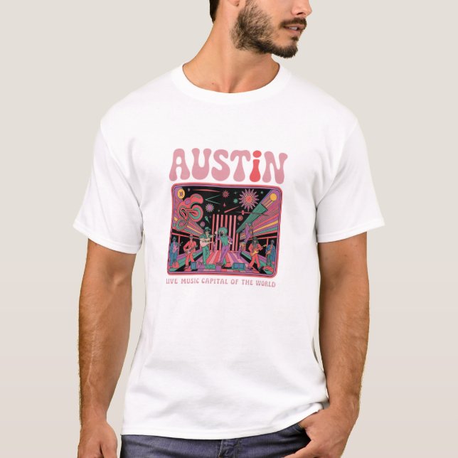 Austin Texas Gift Idea T-Shirt (Vorderseite)