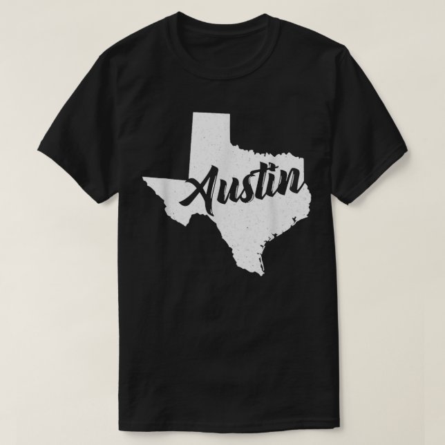 Austin Texas Gift T-Shirt (Design vorne)