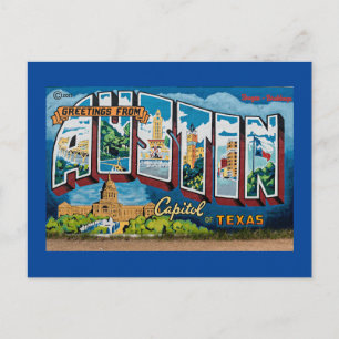 Austin, Texas Grüße Postkarte