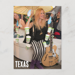 Austin, Texas Halloween Kostüm Party Postkarte