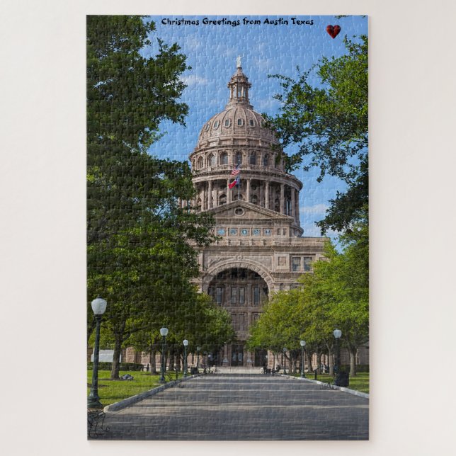 Austin Texas Jigsaw Puzzle (Vertikal)