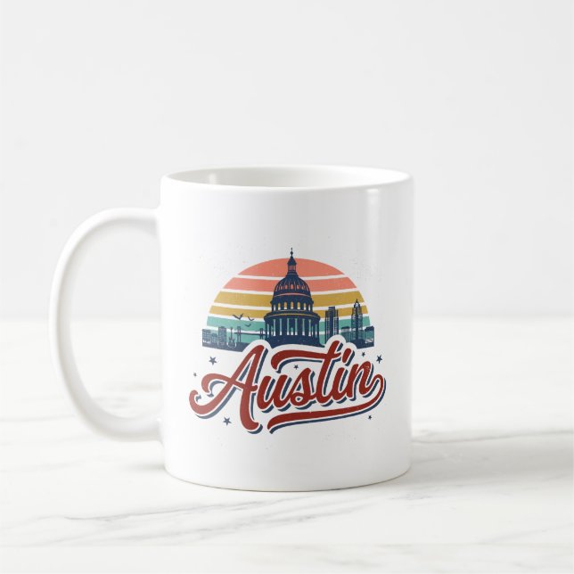 Austin Texas Kaffeetasse (Links)