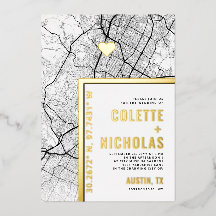 Austin, Texas Liebe Locator | Städtische Hochzeit