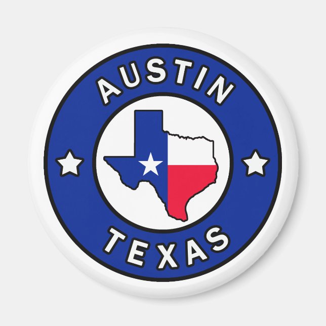 Austin Texas Magnet (Vorne)