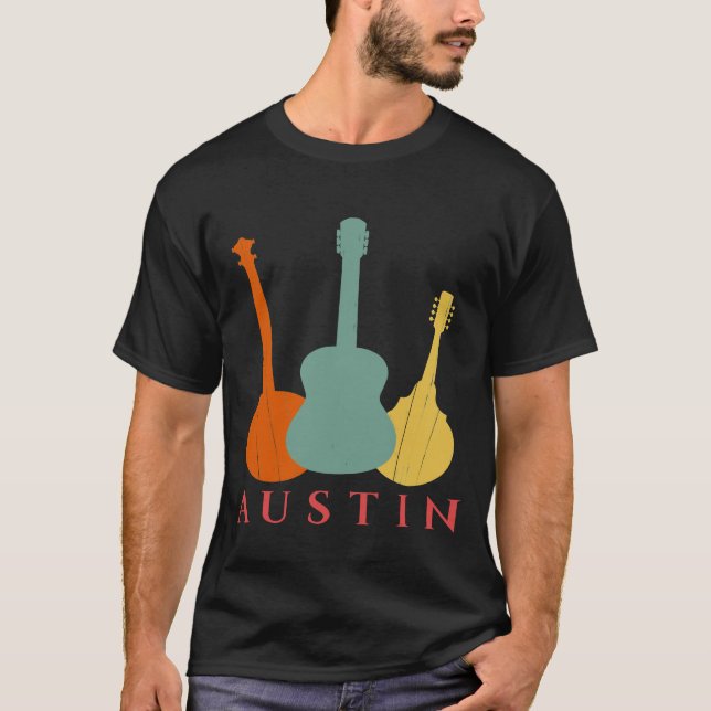 Austin Texas Not Music T-Shirt (Vorderseite)