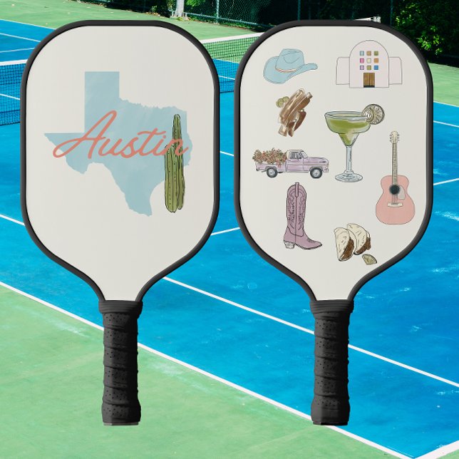 Austin Texas Pickleball Schläger (Von Creator hochgeladen)