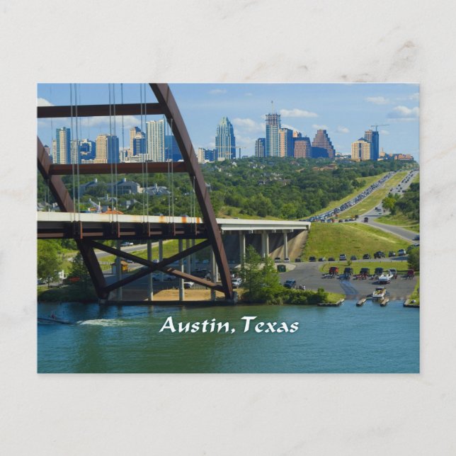 Austin, Texas Postkarte (Vorderseite)