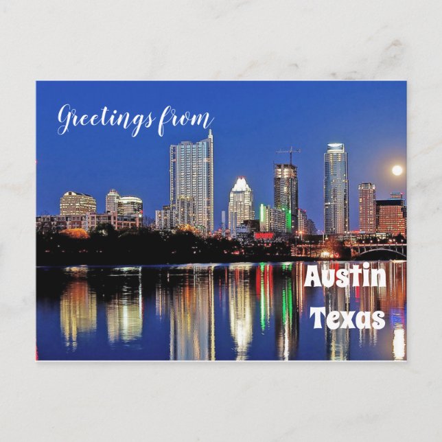 Austin Texas — Postkarte (Vorderseite)