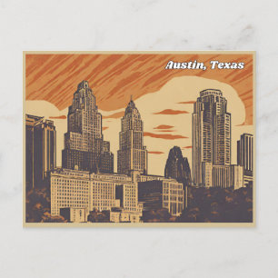 Austin, Texas, Postkarte