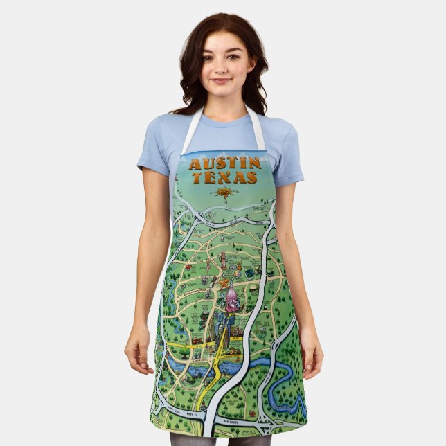 Austin Texas Schürze (Getragen)