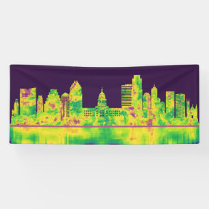 Austin Texas Skyline Banner